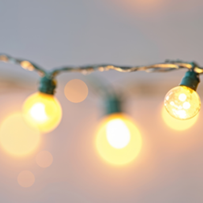 LED Lichterkette Warmweiß 200er